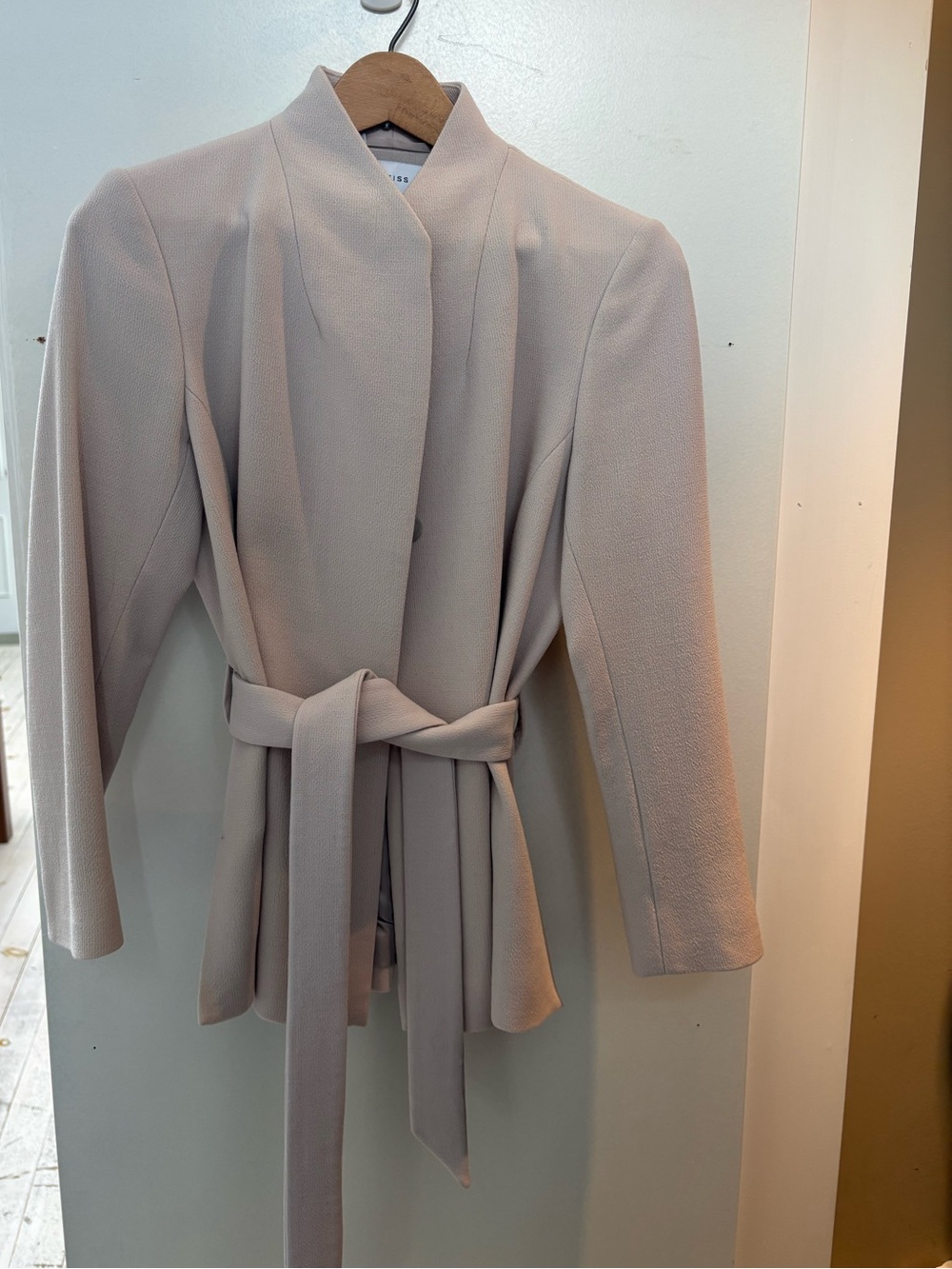 Minimalist Belted Women's Coat